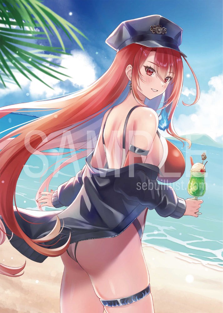 Print - Elizabeth Rose Bloodflame (Swimsuit)