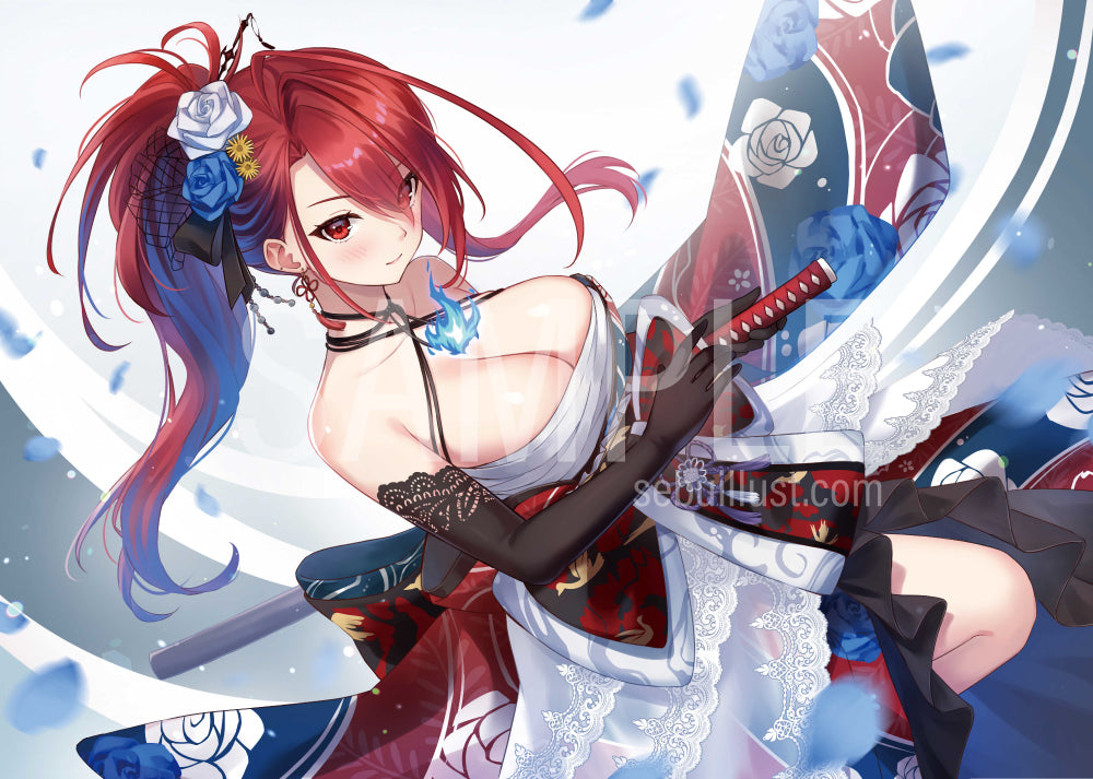 Print - Elizabeth Rose Bloodflame (New Year)