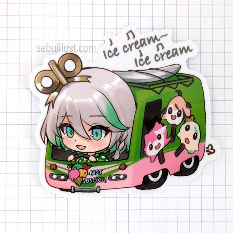 Sticker - Cecilia Immergreen (Ice Cream)