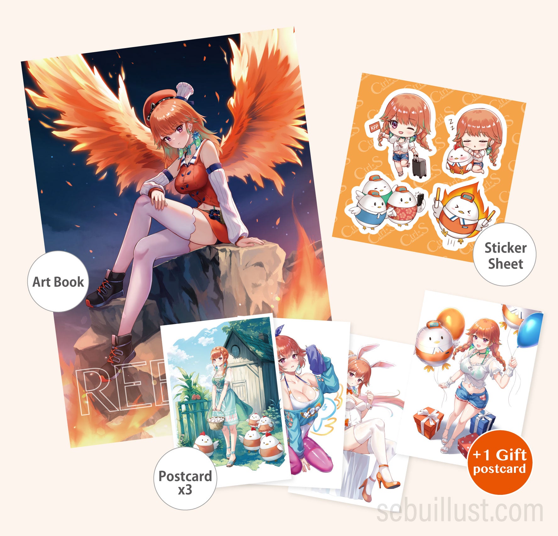 Takanashi Kiara art book and merch set