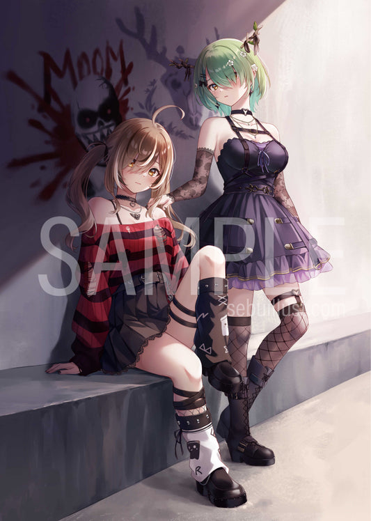 Print - Mumei & Fauna (Emo)