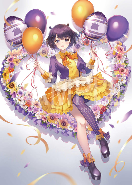 Print - Ninomae Ina'nis (Spring Party)