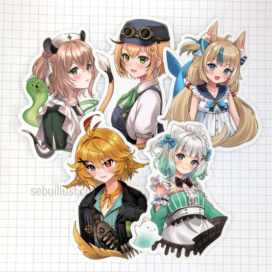 Sticker - Indie Vtuber (Portrait)