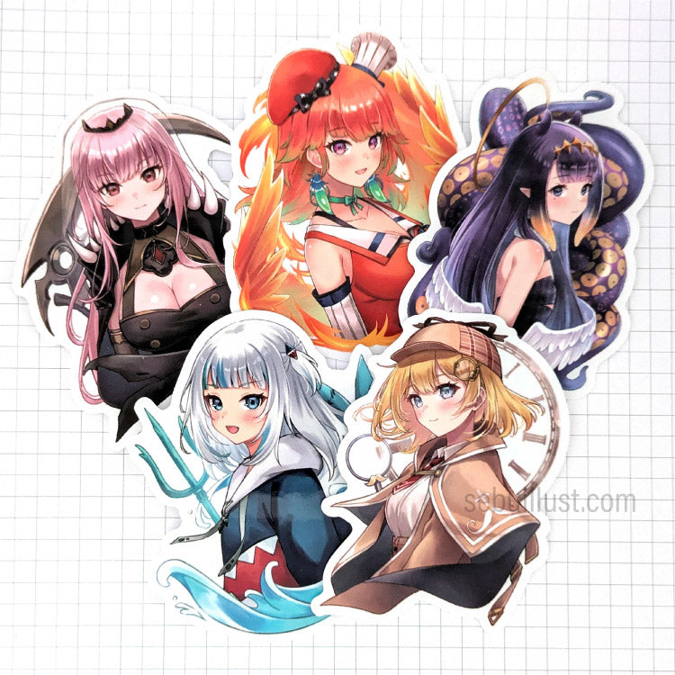 Sticker - hololive Myth (Portrait)