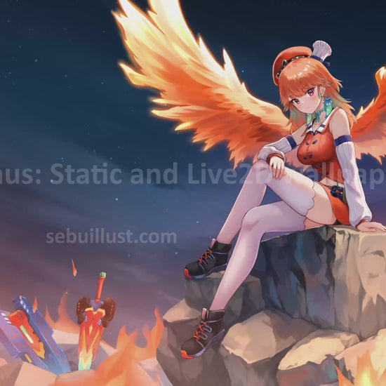 Takanashi Kiara Live2D wallpaper