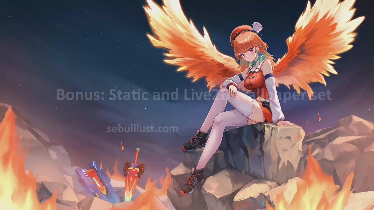 Takanashi Kiara Live2D wallpaper